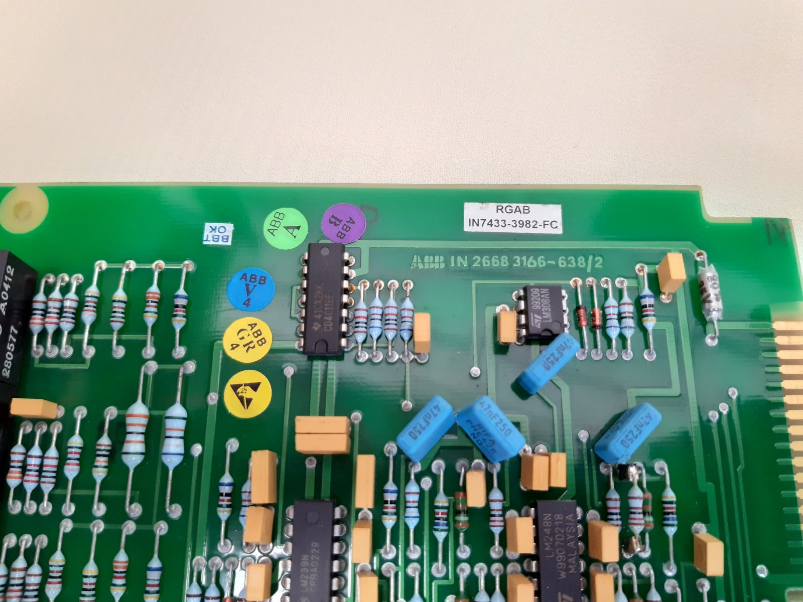 Abb 2668 3166-638/2 pcb card 