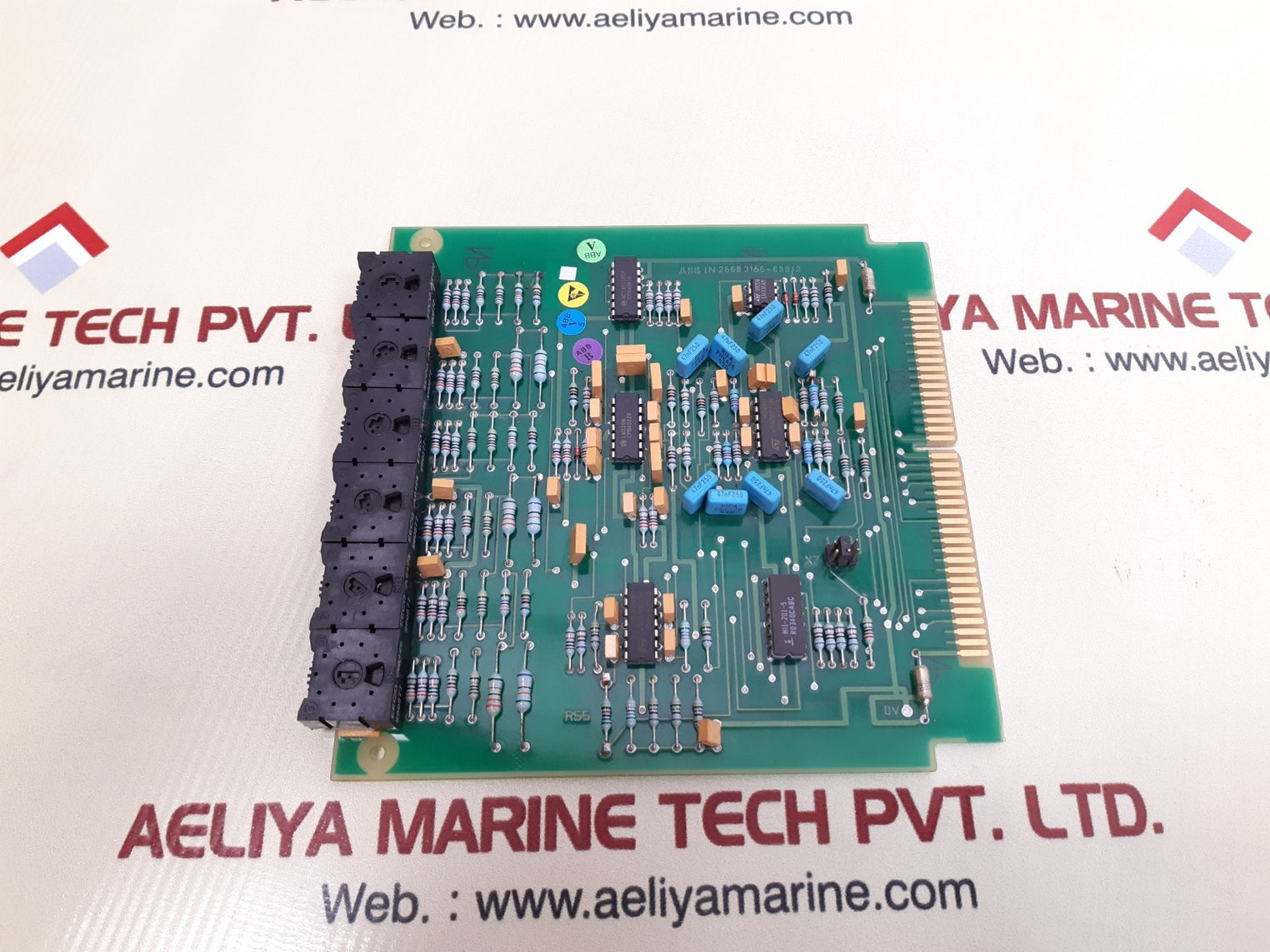 Abb 2668 3166-638/2 pcb card 7433-3982-fc