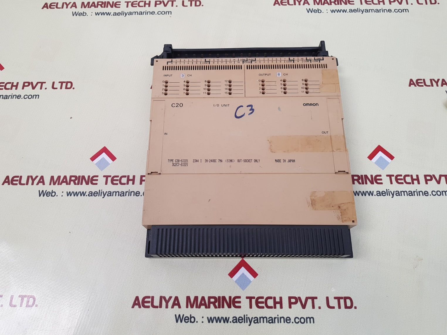 Omron c20-si221 3g2c7-si221 i/o unit 24vdc 7ma 