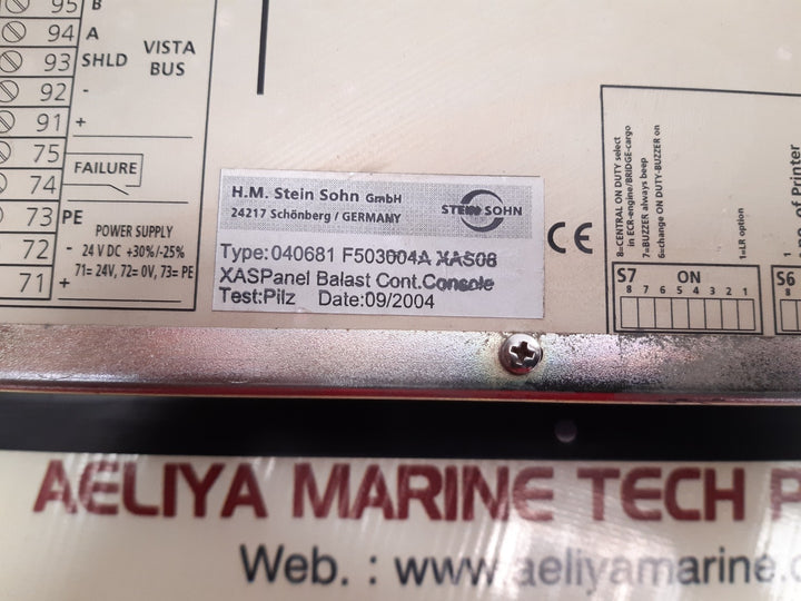 Stein sohn 040681 f503004a xa508 xas extension alarm system 