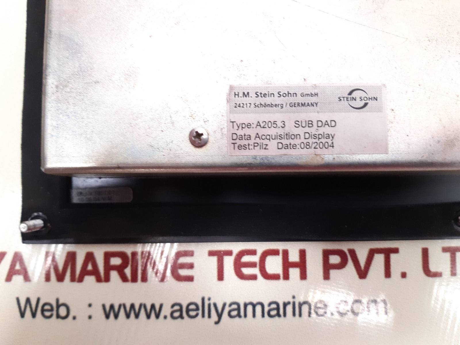 Stein sohn vista automation a205.3 sub dad data acquisition display