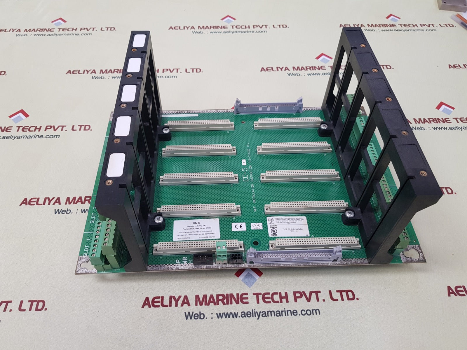 Siemens 580-234874-0 cc-5 rack fire protection module 