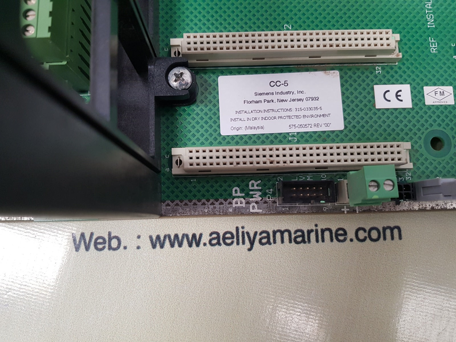 Siemens 580-234874-0 cc-5 rack fire protection module 