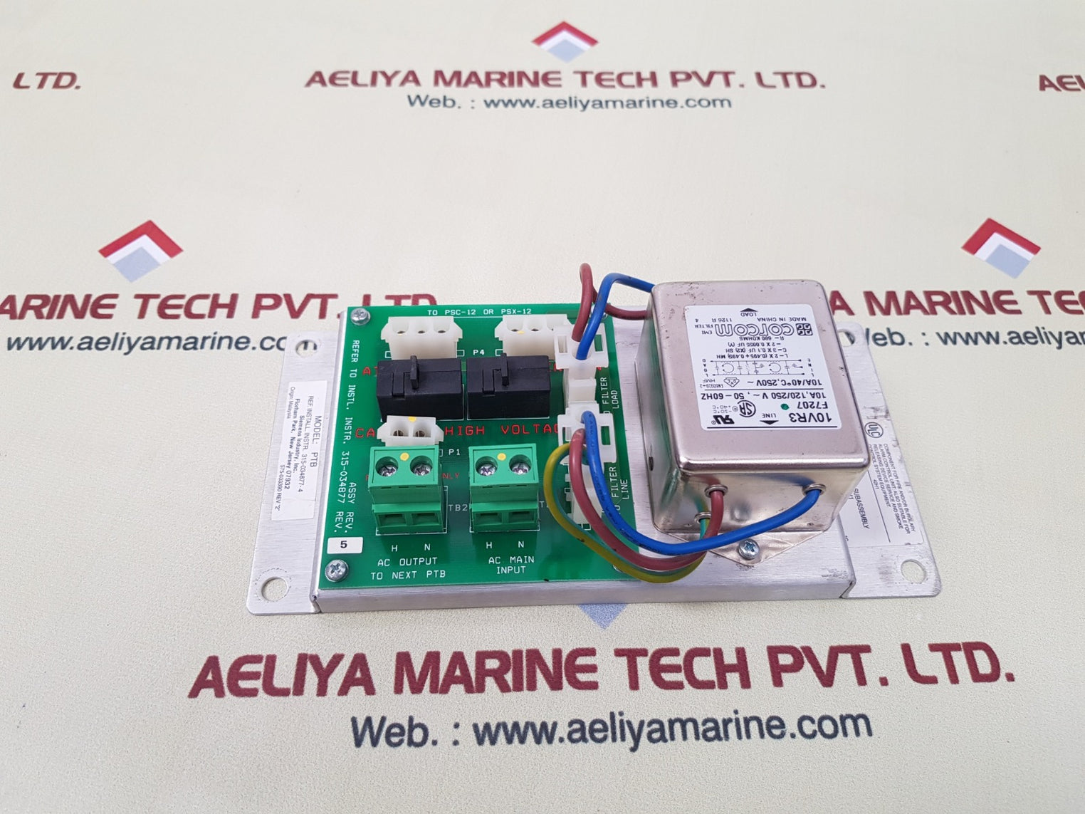 Siemens PTB power termination board 315-034877 REV 5