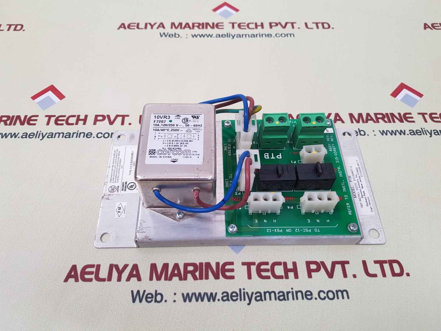 Siemens ptb power termination board 575-033390