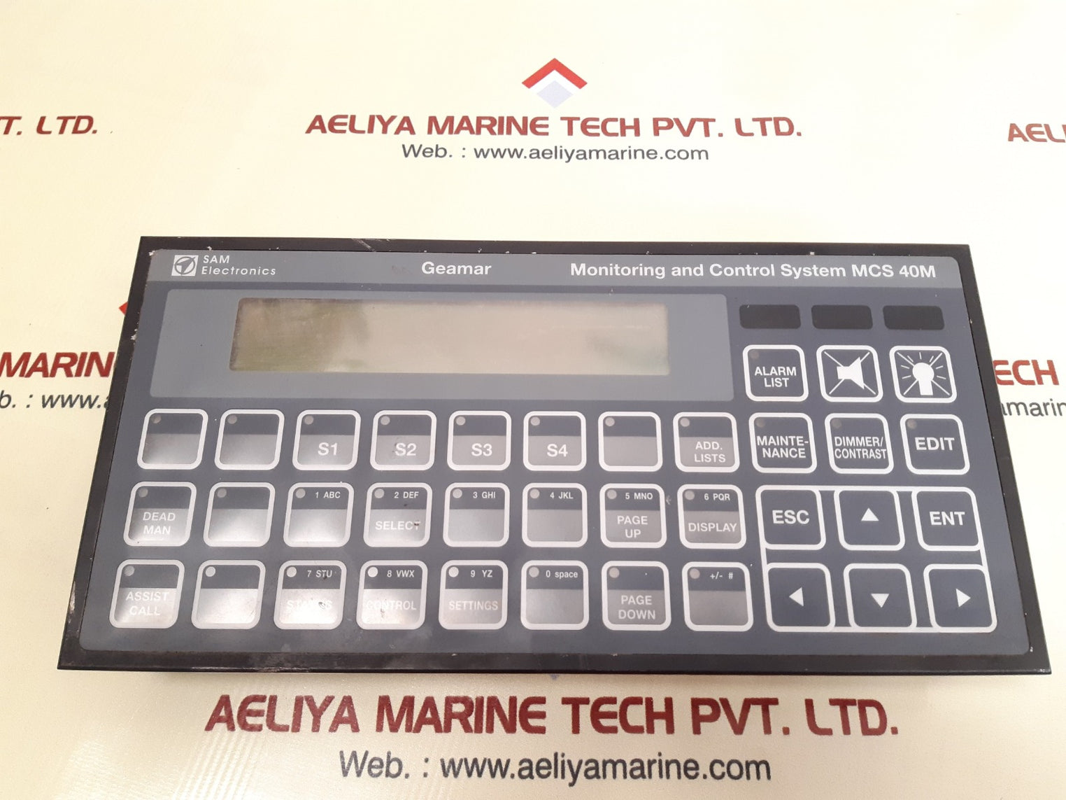 Sam Electronics Monitoring & Control Alaram System Mcs 40M (Display Not Working)
