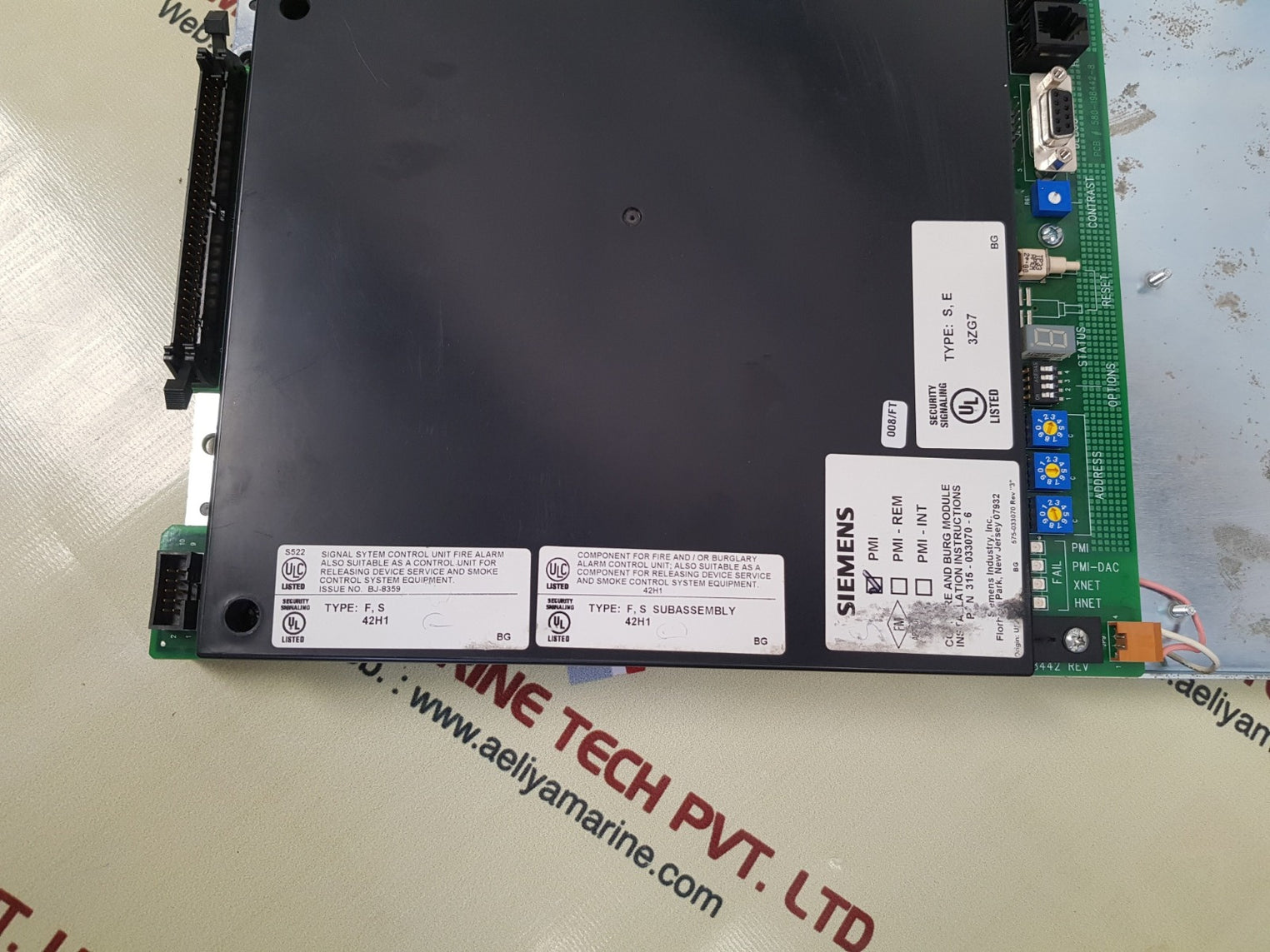 Siemens pmi fire finder control panel 315-033070-6