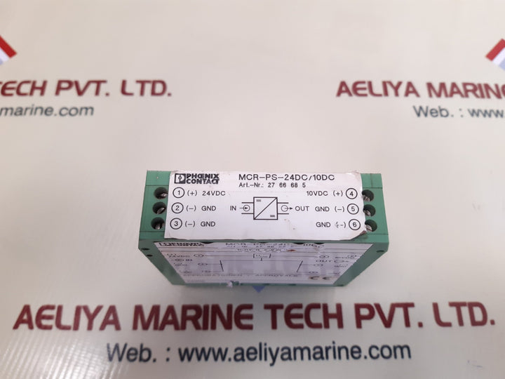 Phoenix contact mcr-ps-24dc/10dc power supply 2766685