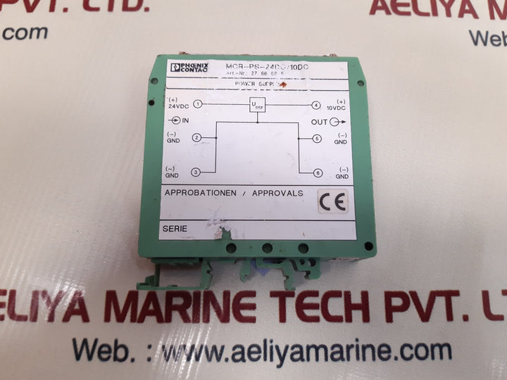Phoenix contact mcr-ps-24dc/10dc power supply 2766685