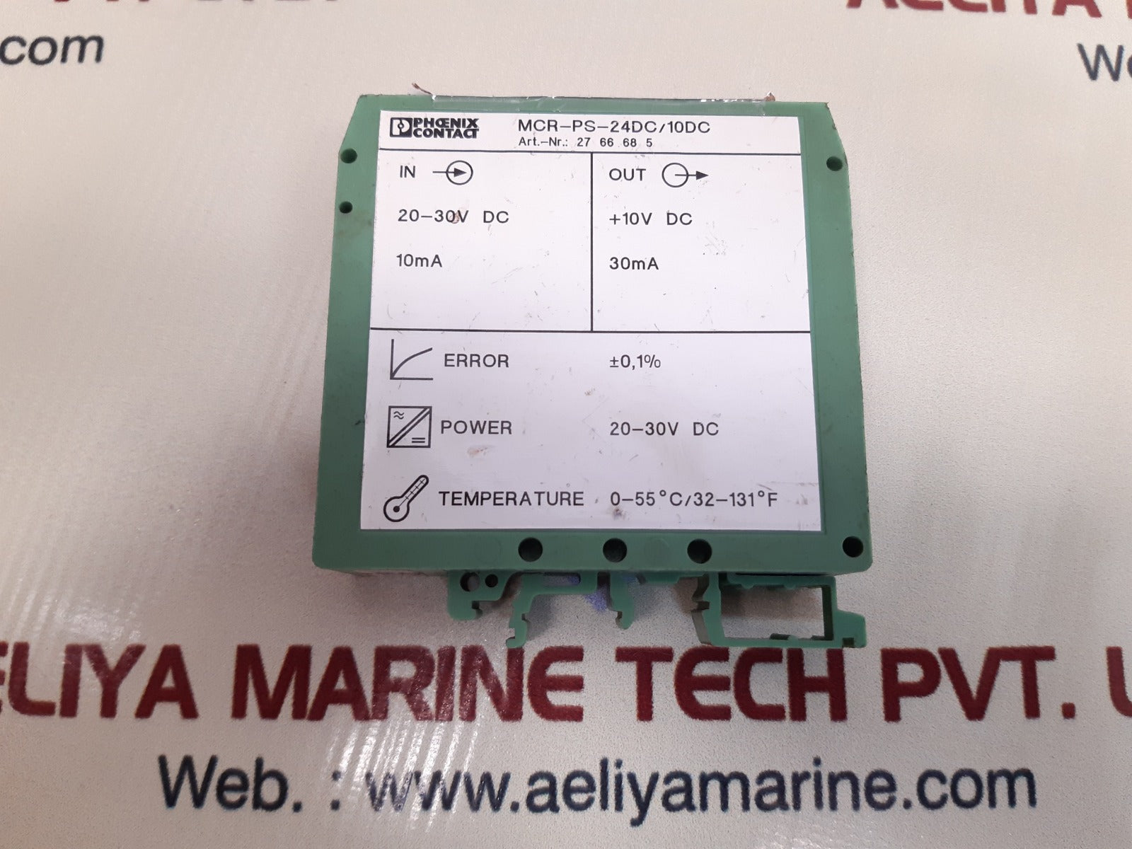 Phoenix contact mcr-ps-24dc/10dc power supply 2766685