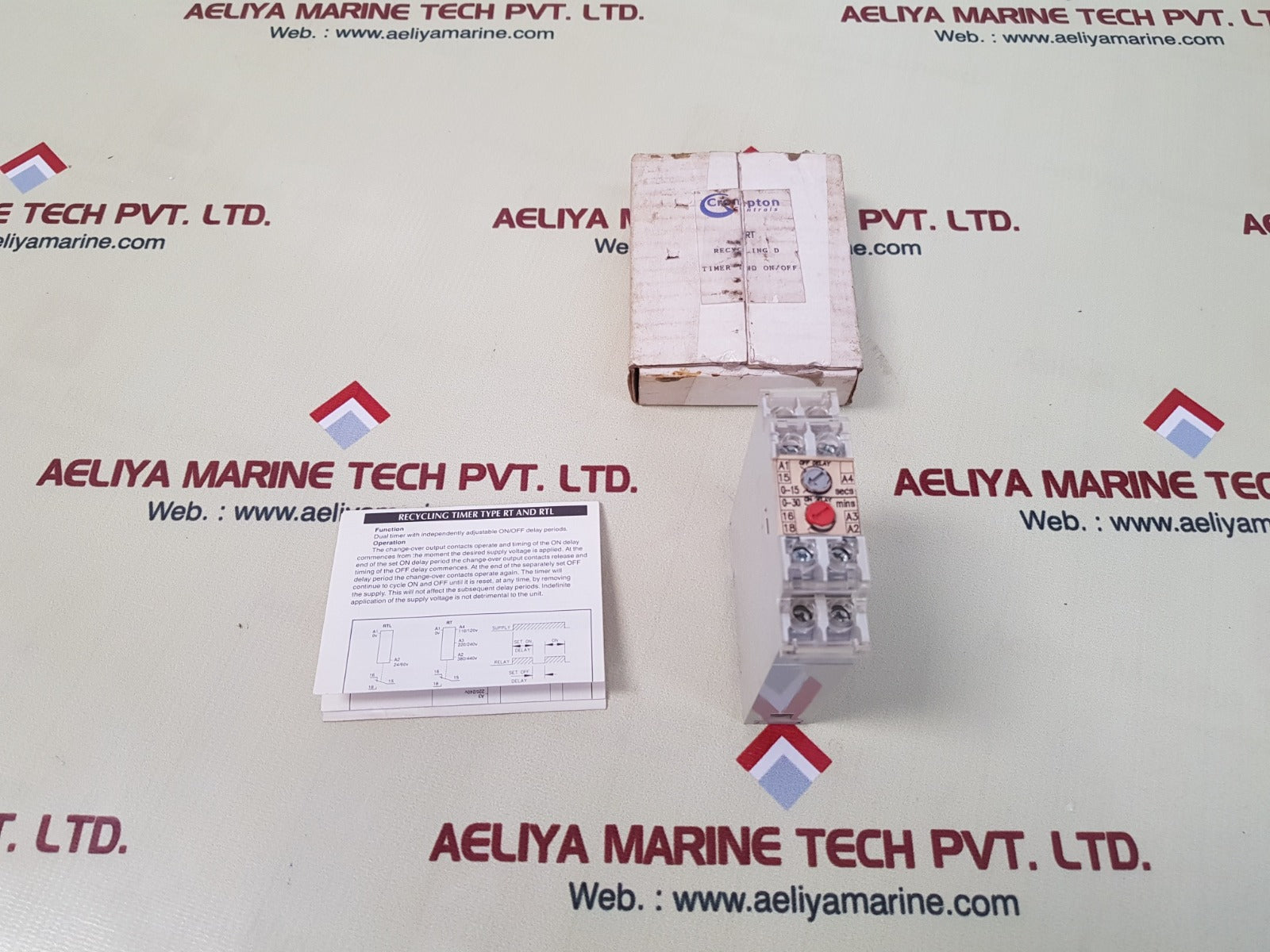 Crompton recycling timer – Aeliya Marine Tech