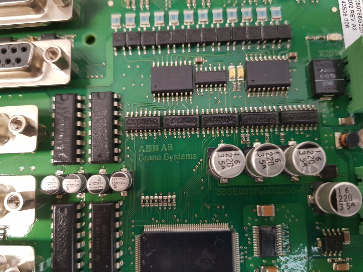 Abb 3bse050766g2285-a3 pcb card 3bse050766g2281