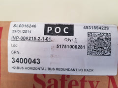 Honeywell inp-006215-2-1-01 h2-bus redundant i/o rack sl0016246