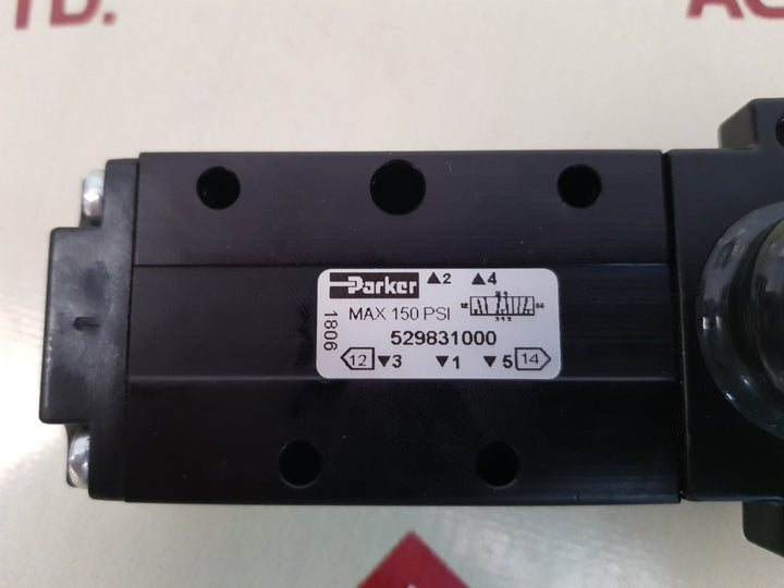 Parker 529831000 manual air control valve