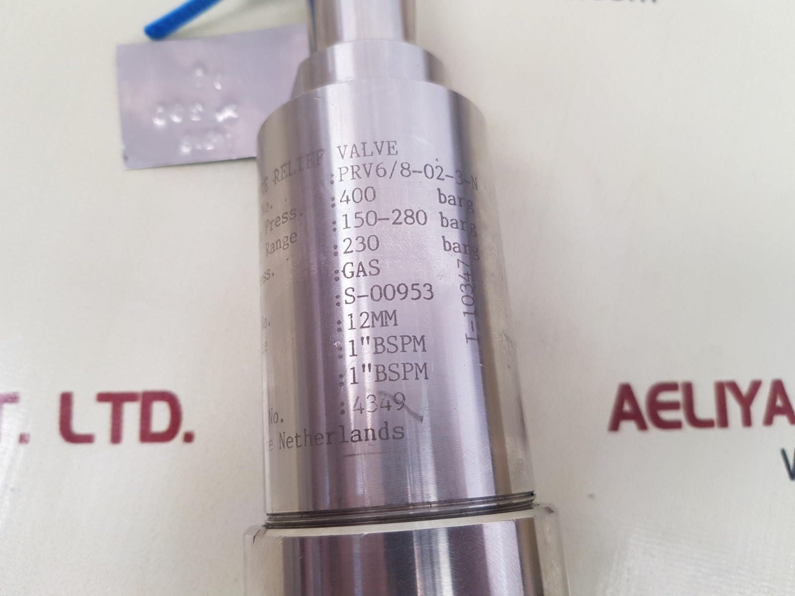 Rhps prv6/8-02-3-n pressure relief valve