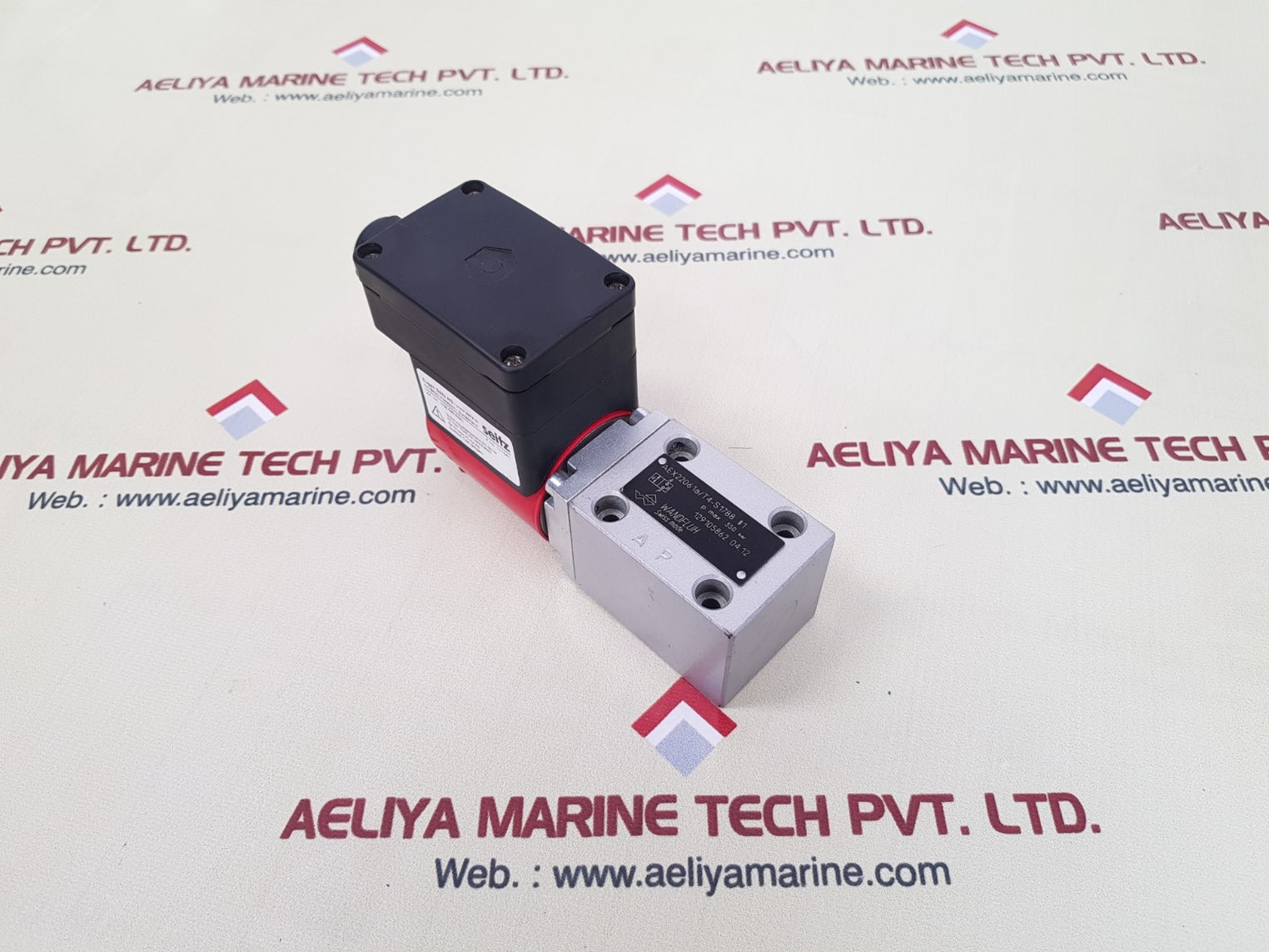 Wandfluh aex22061a/t4-s1788 directional valve with eugen seitz 118-195-024l coil