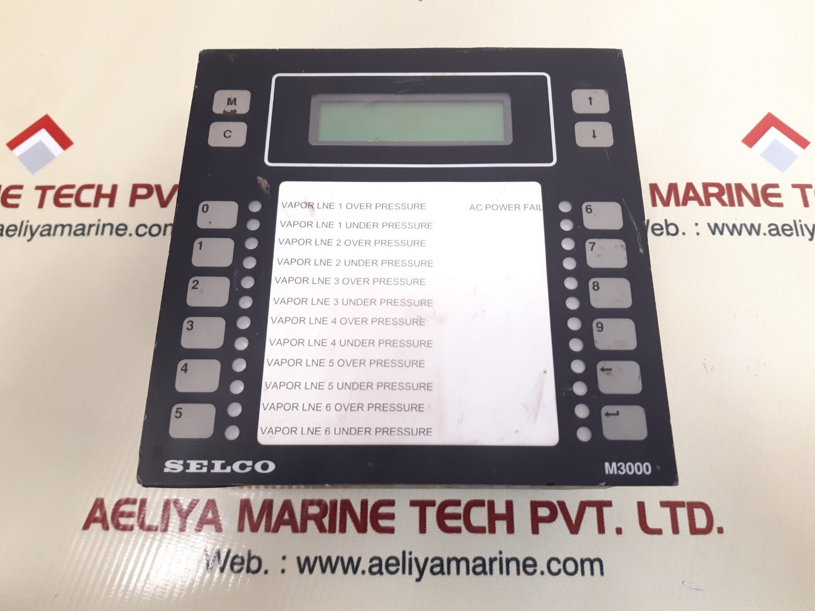 Selco m3000 analog alarm annunciator m3000-30-00