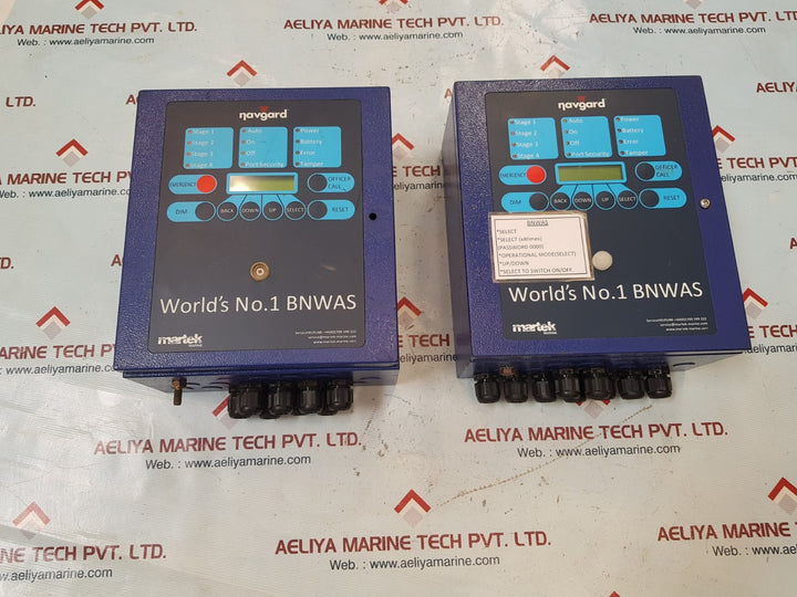 Martek marine navgard bnwas t06566459 bridge  navigational watch alarm system