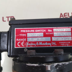 Bailey & mackey 157ceq pressure switch 46300 001