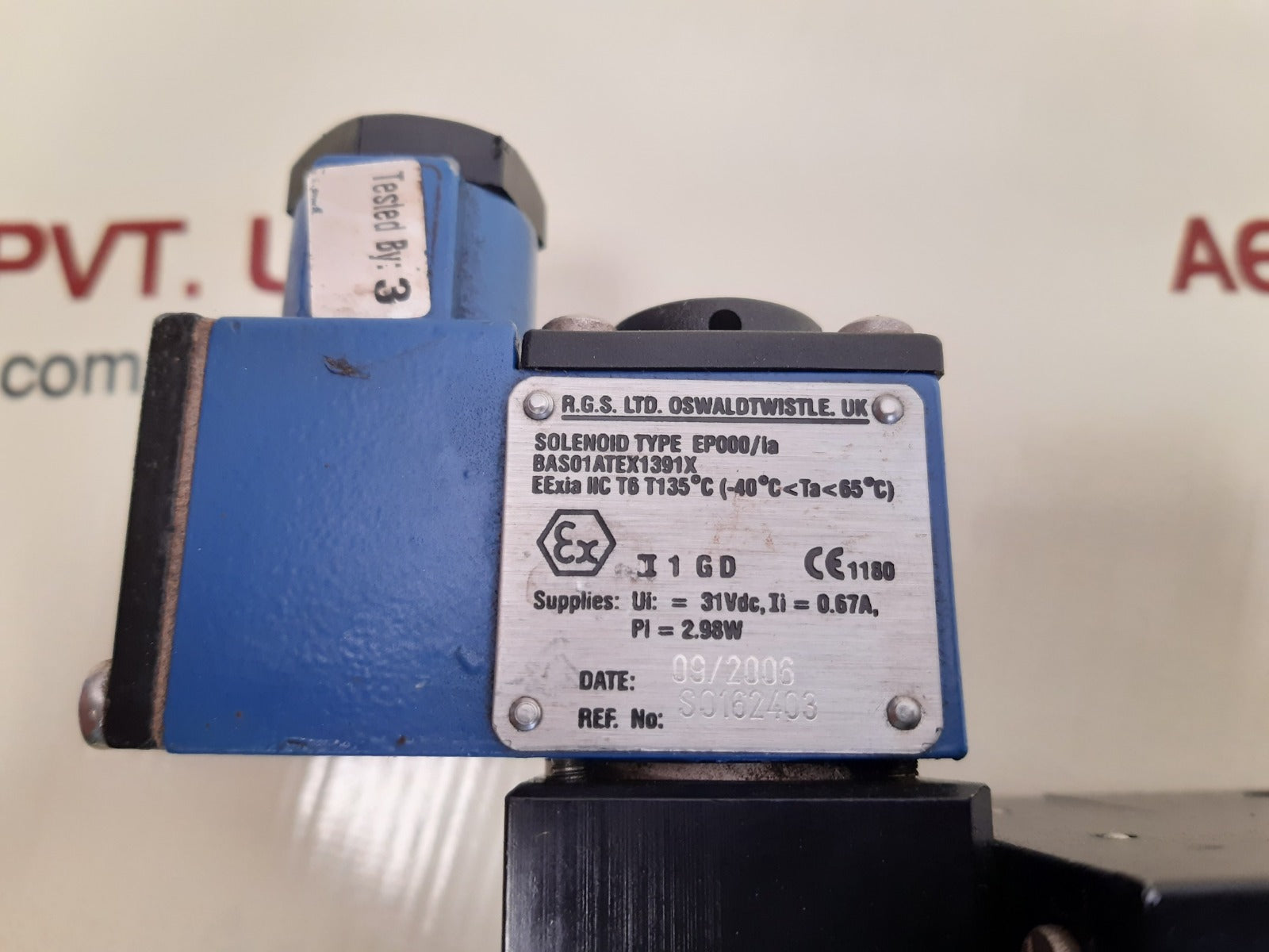 Rgs electro e13axca00ba solenoid valve e4518ca00ba 
