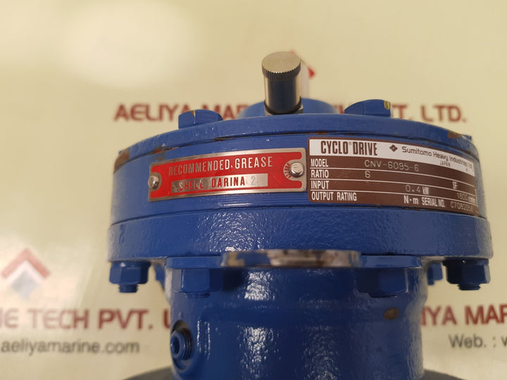Sumitomo cnv-6095-6 cyclo drive