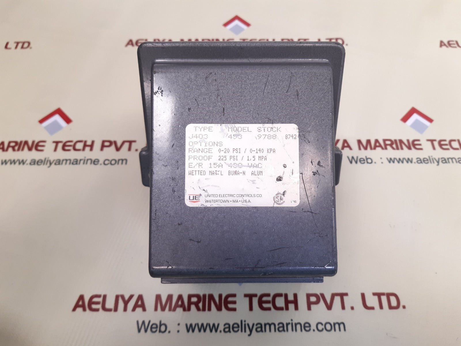 United electric j403 453 9788 pressure switch 0-20 psi 