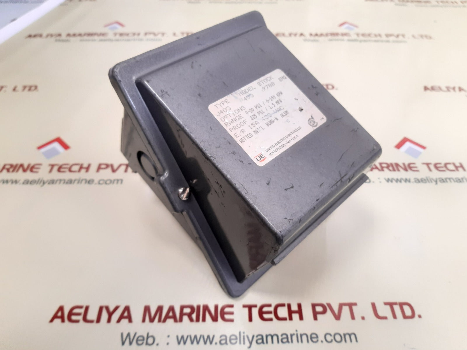 United electric j403 453 9788 pressure switch 0-20 psi 