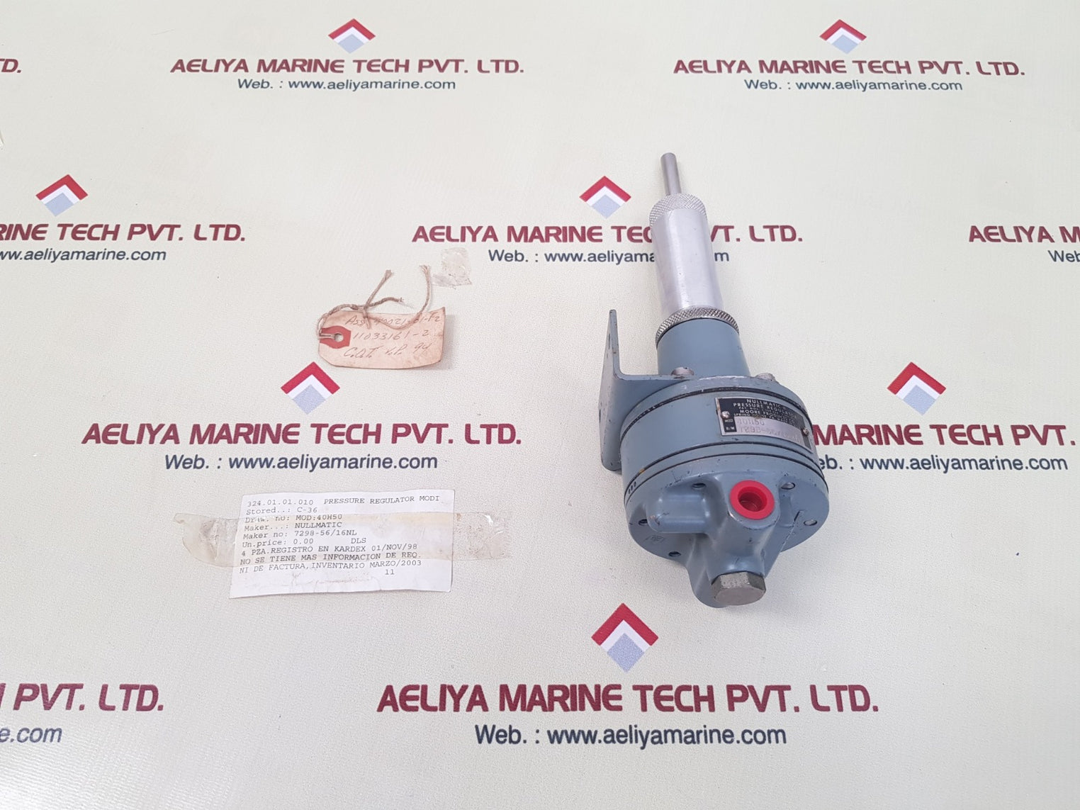 Moore nullmatic 40h50 pressure regulator 7298-56/15nj 