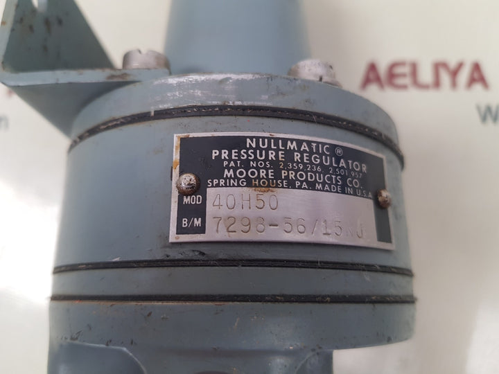 Moore nullmatic 40h50 pressure regulator 7298-56/15nj 