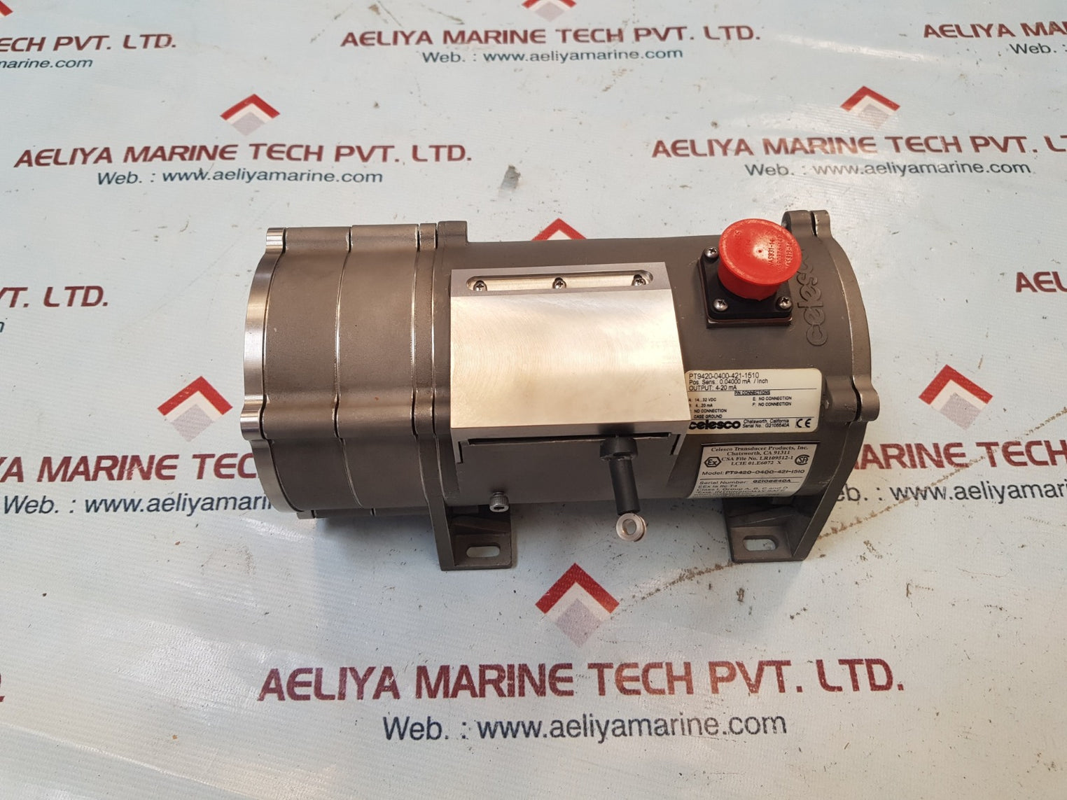 Celesco pt9420-0400-421-1510 transducer spool cable actuated sensor 