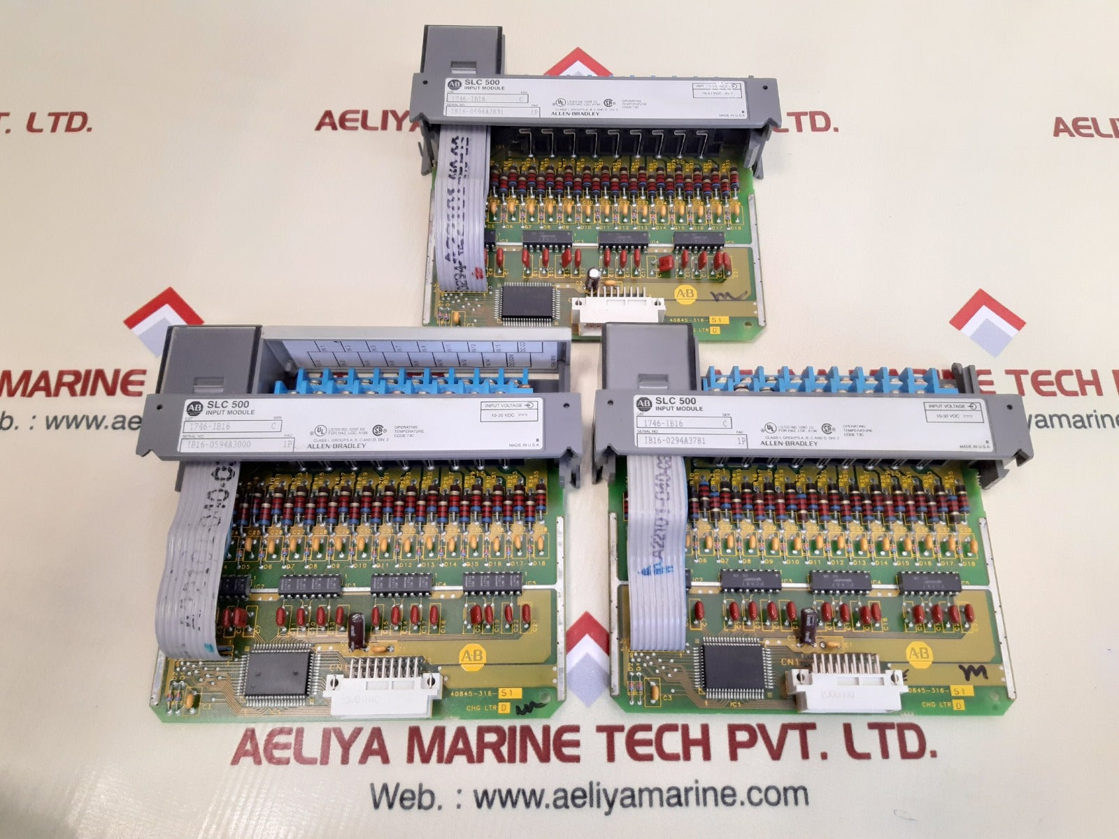 Allen-bradley 1746-ib16 ser c slc 500 input module 