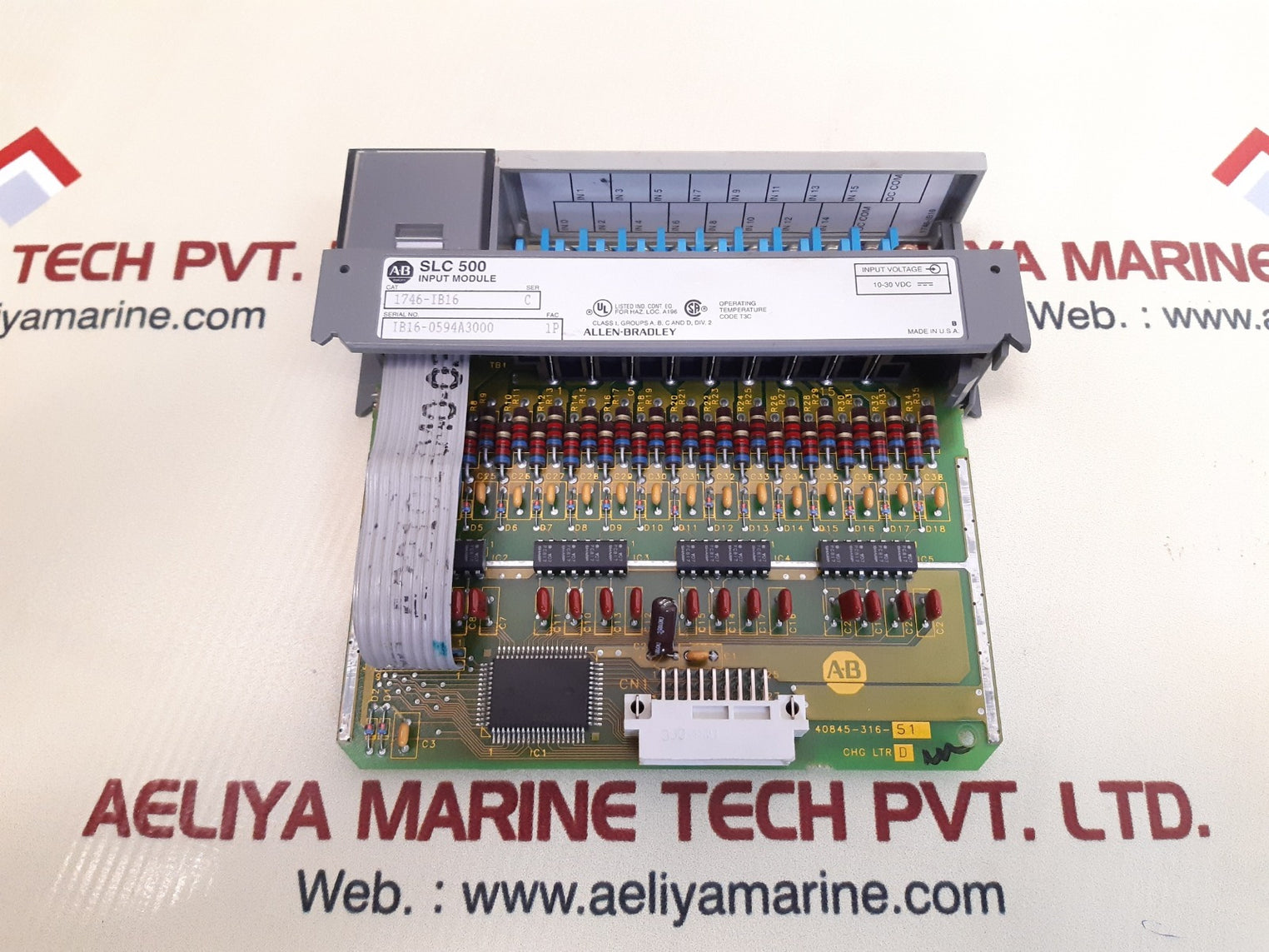 Allen-bradley 1746-ib16 ser c slc 500 input module 