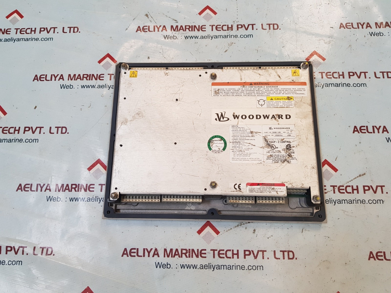 Woodward egcp-2 digital control 8406-120 rev H