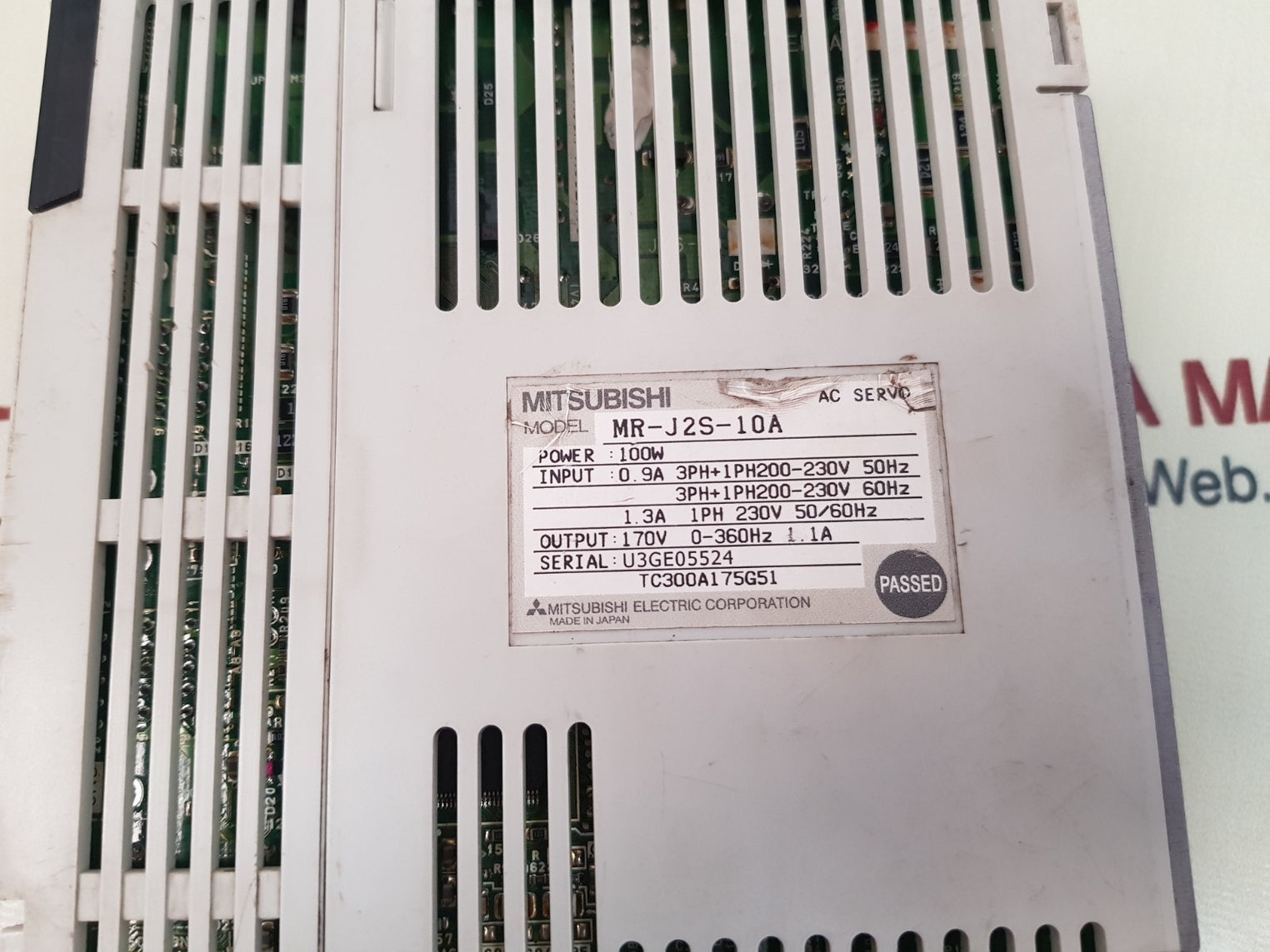 Mitsubishi mr-j2s-10a servo drive