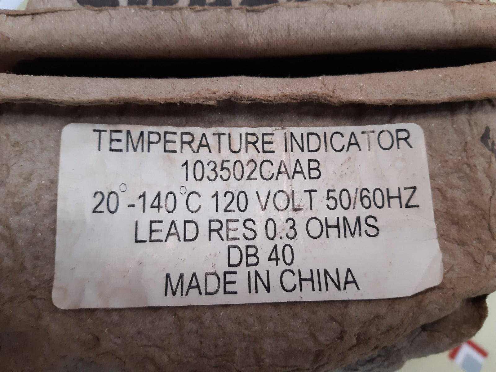 Yokogawa 103502caab db40 temperature indicator 50/60hz