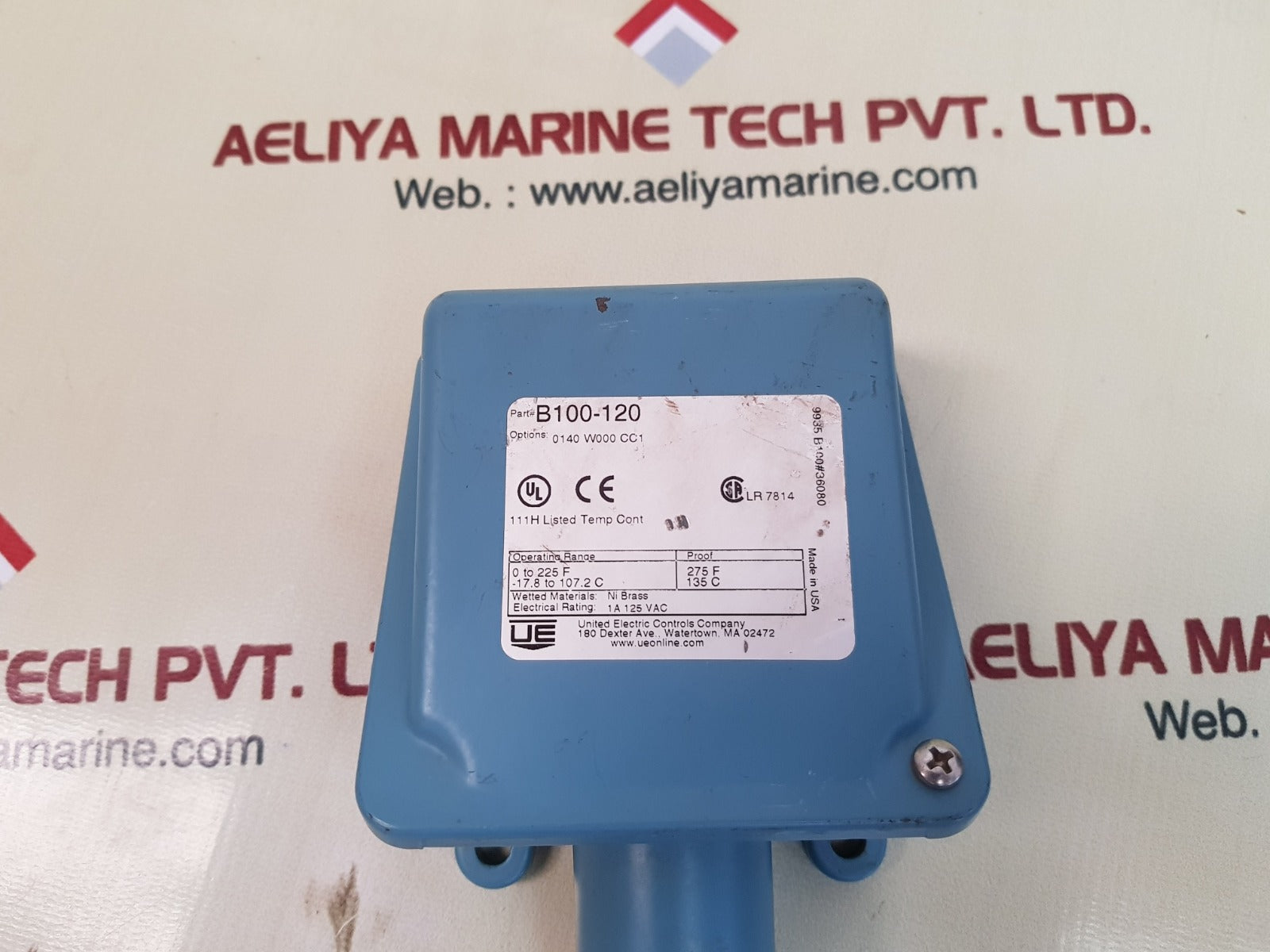 United electric b100-120 temperature switch