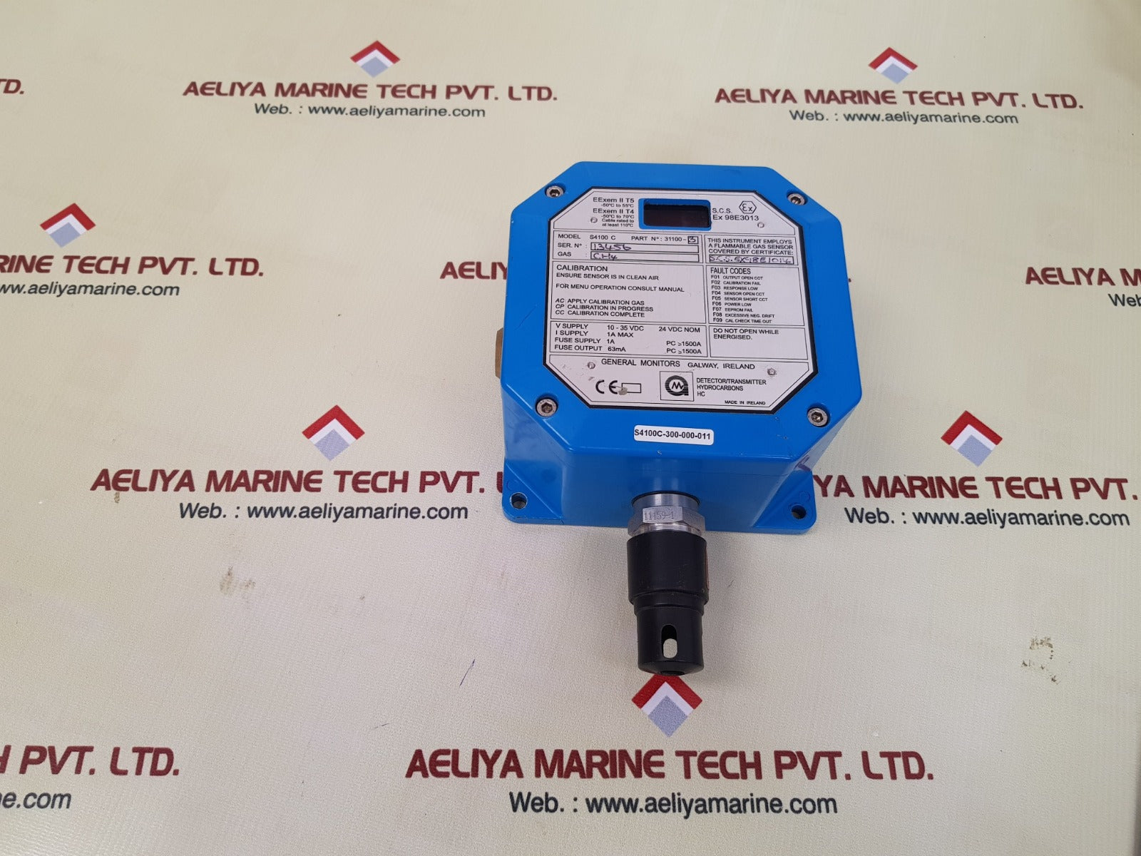 General Monitors S4100 C Transmitter Used
