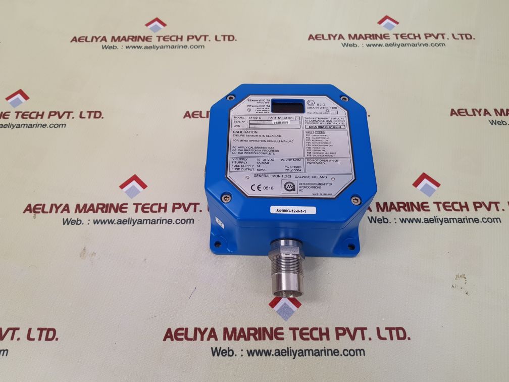 General monitors s4100 c transmitter 31100-3