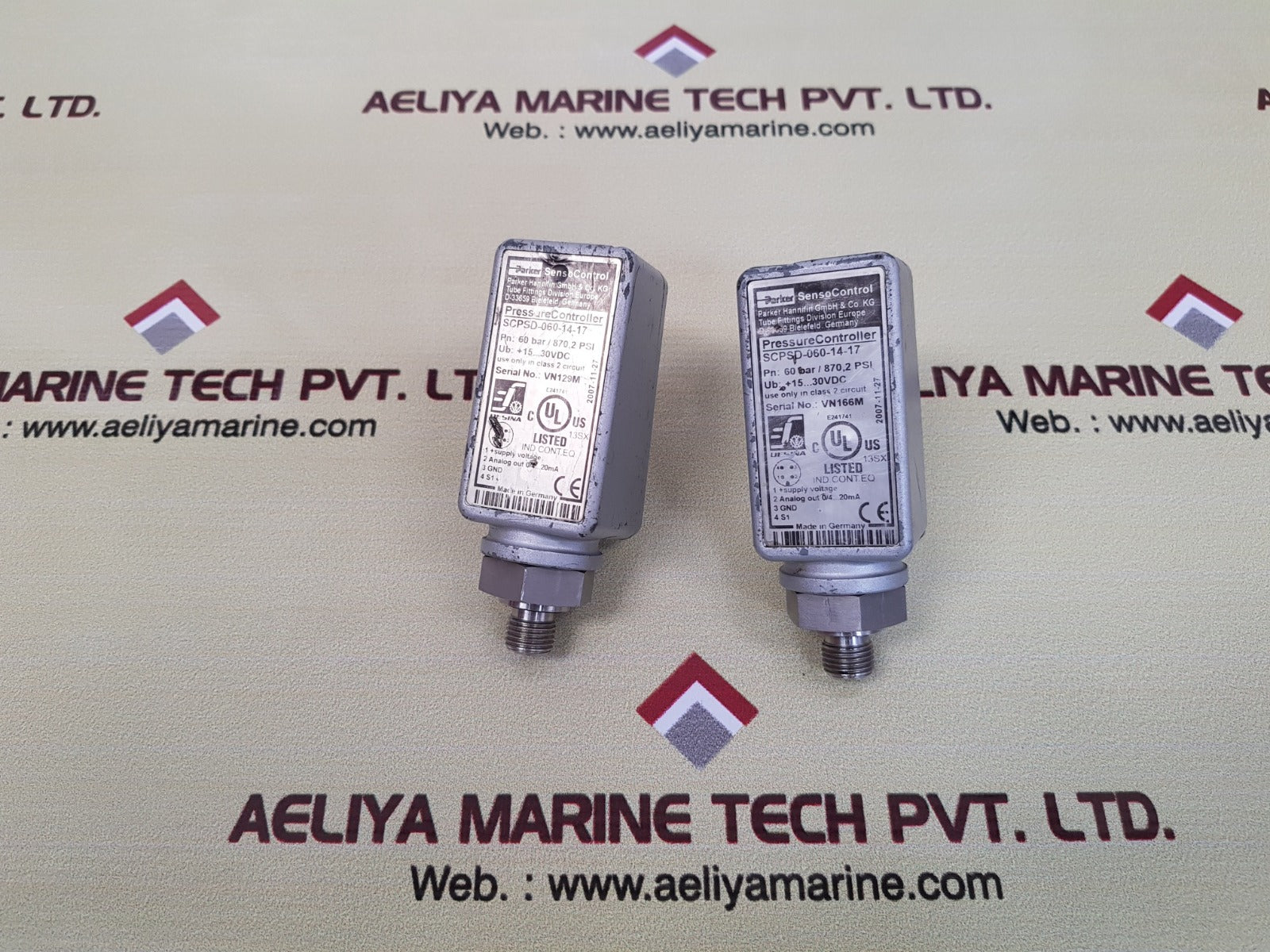 Parker scpsd-060-14-17 pressure sensor controller