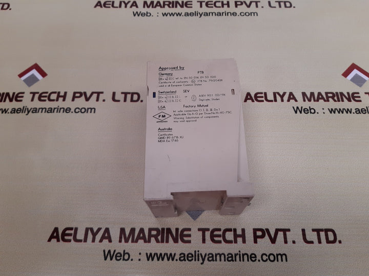 Pepperl+fuchs we77/ex2 safety relay