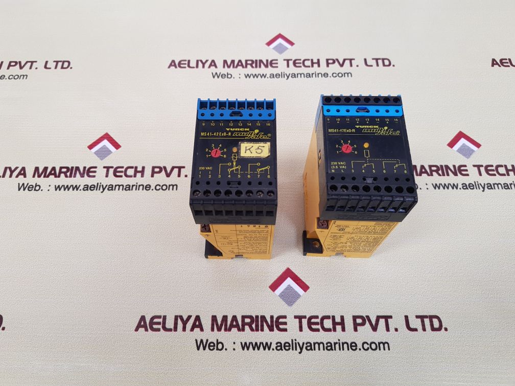 Turck ms 41-42 ex0-r multi safe logic amplifier-relay used