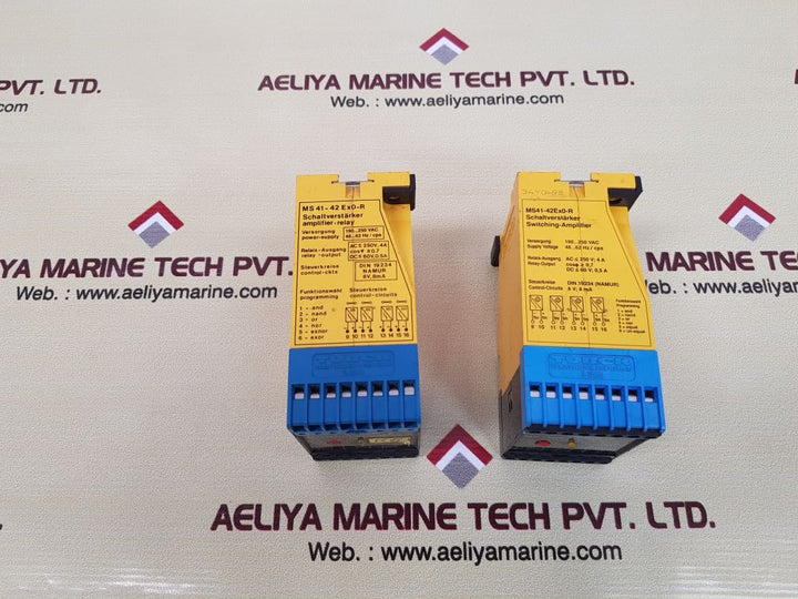 Turck ms 41-42 ex0-r multi safe logic amplifier-relay used