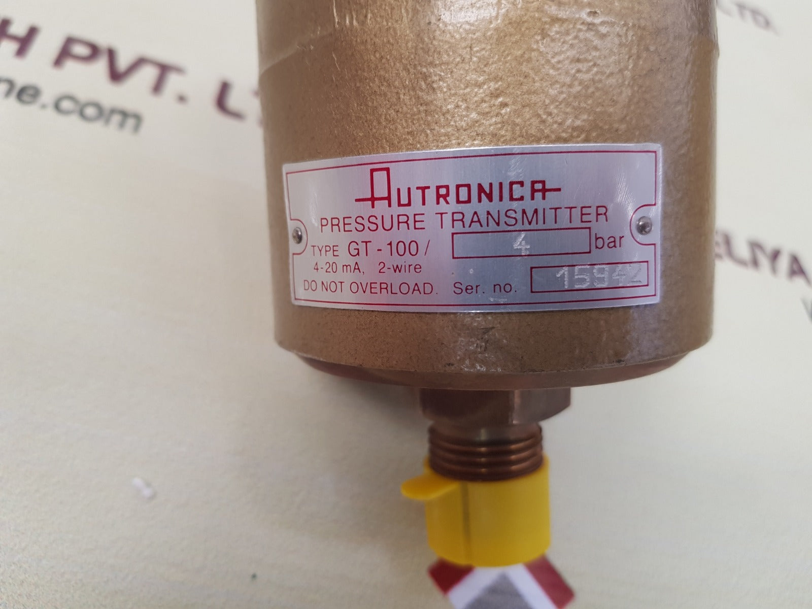 Autronica gt-100/4 bar pressure transmitter