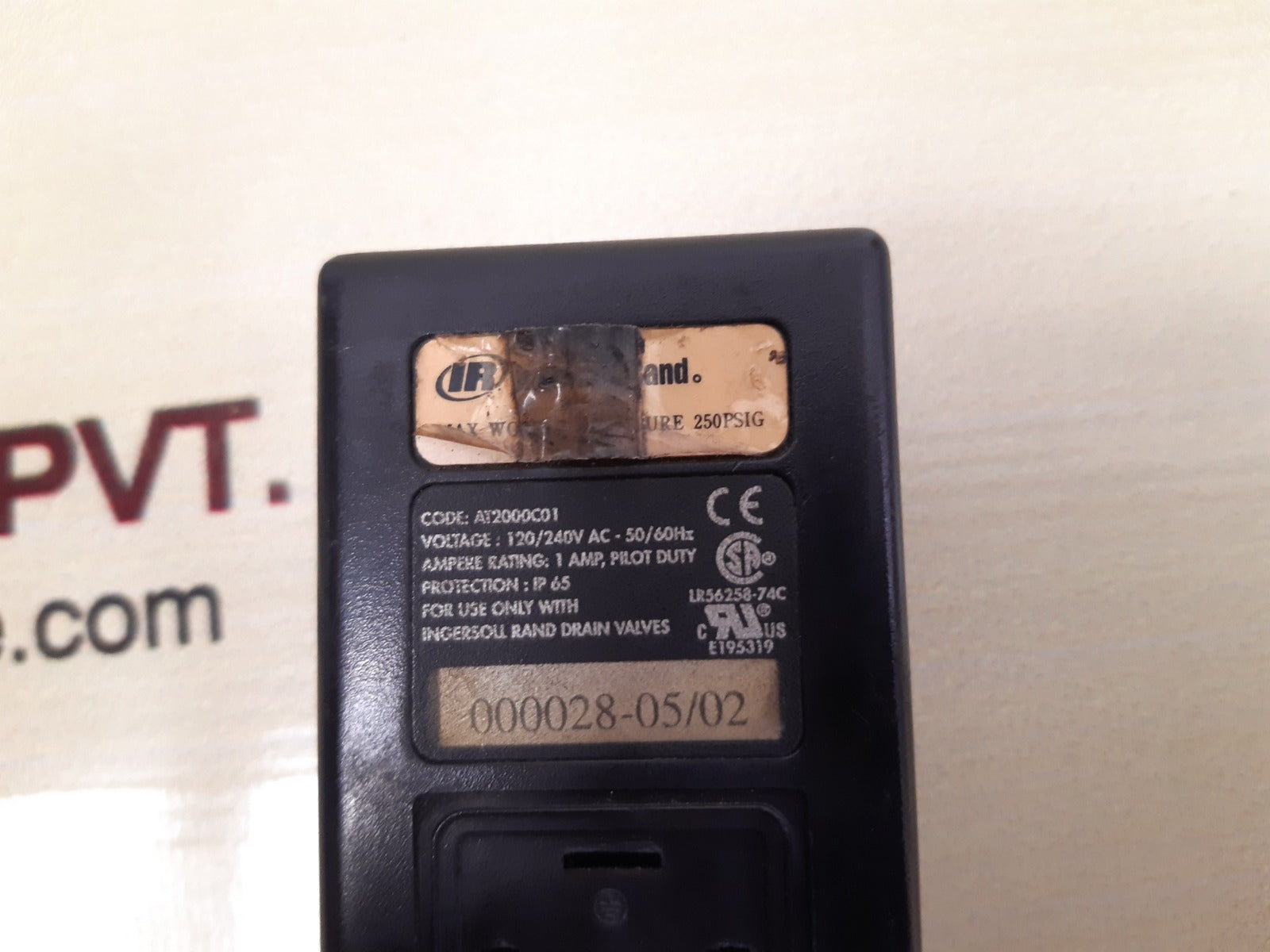 Ingersoll rand edv-2000 electronic drain valve