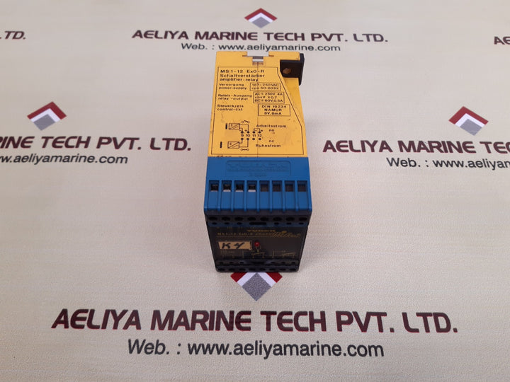 Turck ms 1-12 ex0-r multi safe amplifier-relay 187-250 vac