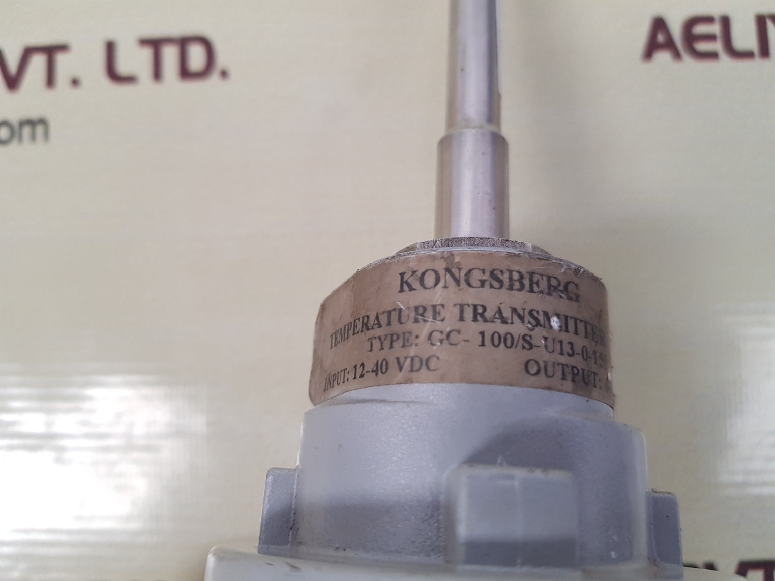 Kongsberg gc-100/s-u13-0-150 temperature transmitter