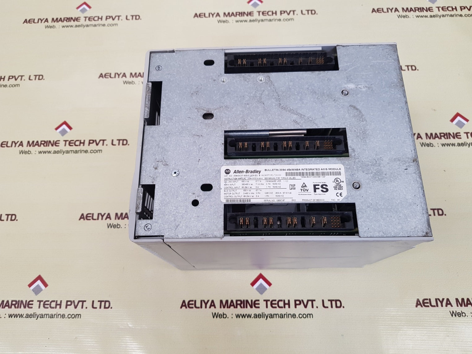 Allen-bradley 2094-bc07-m05-s ser b kinetix 6000 integrated axis module 