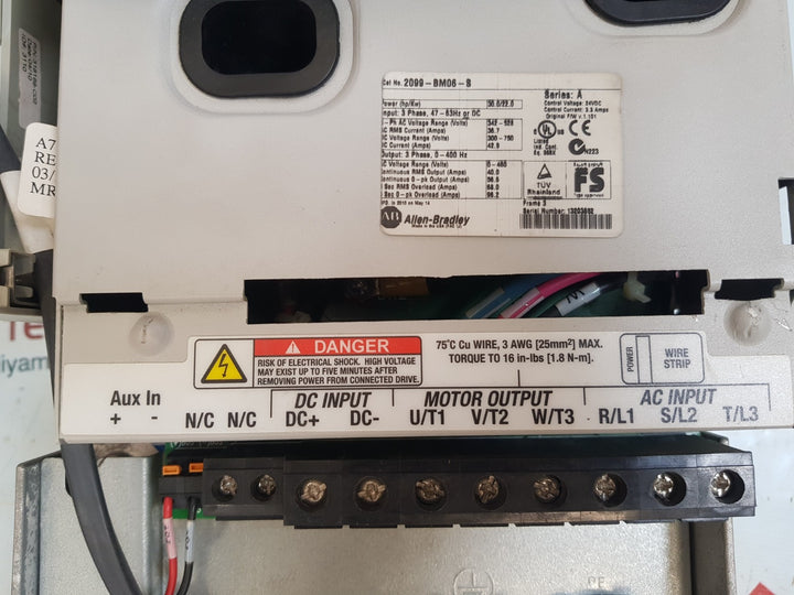 Allen-bradley 2099-bm06-s kinetix 7000 ser a guard motion servo drive