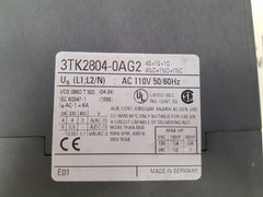 Siemens 3tk2804-0ag2 safety relay  110v 50/60 hz