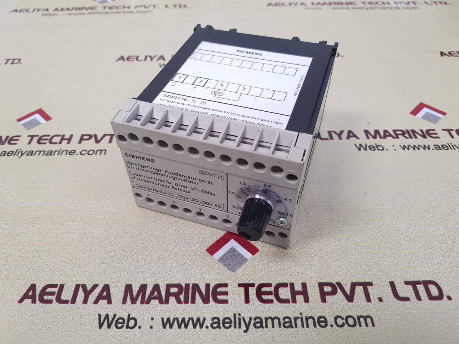 Siemens 3Wx3156-3Jj10 Capacitor Unit For Drop-off-delay Of Undervoltage Release